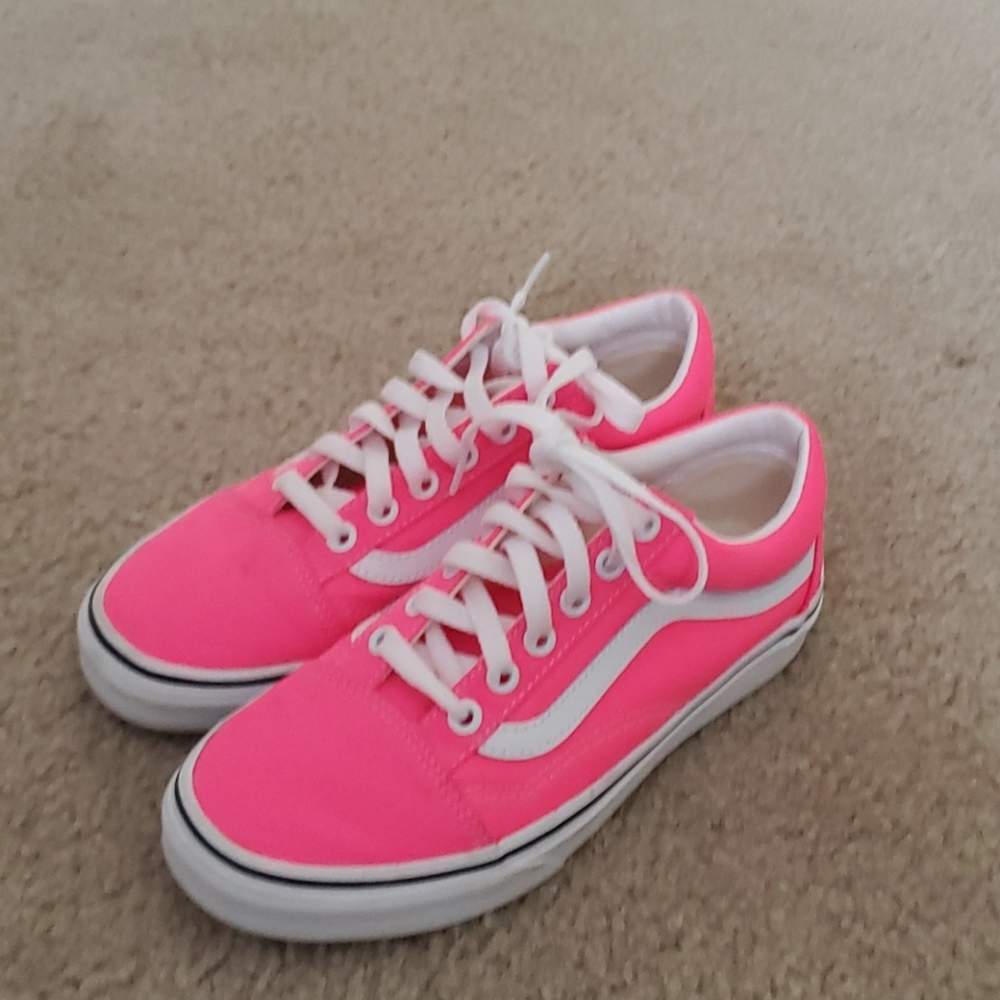 Neon Pink Vans